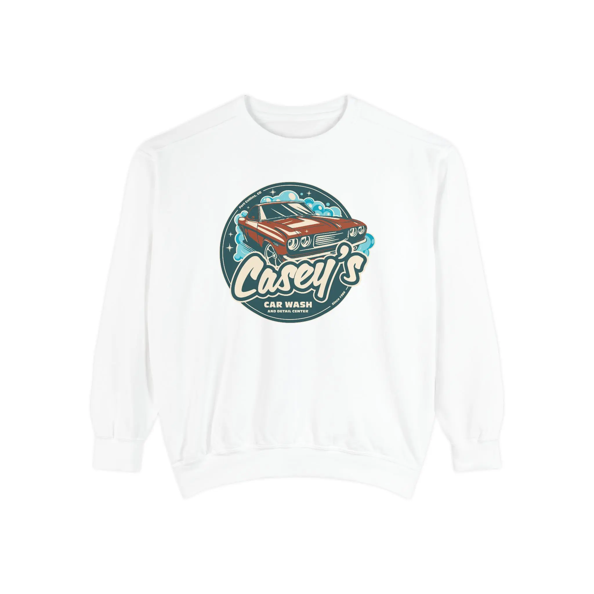 Casey's Unisex Garment-Dyed Sweatshirt Comfort Cotton