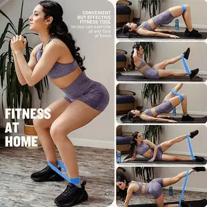 Yoga Resistance Elastic Band, Fitness Level 4, Elastic Rope for Pilates, Exercise Training Equipment, Ideal for Home Workouts
