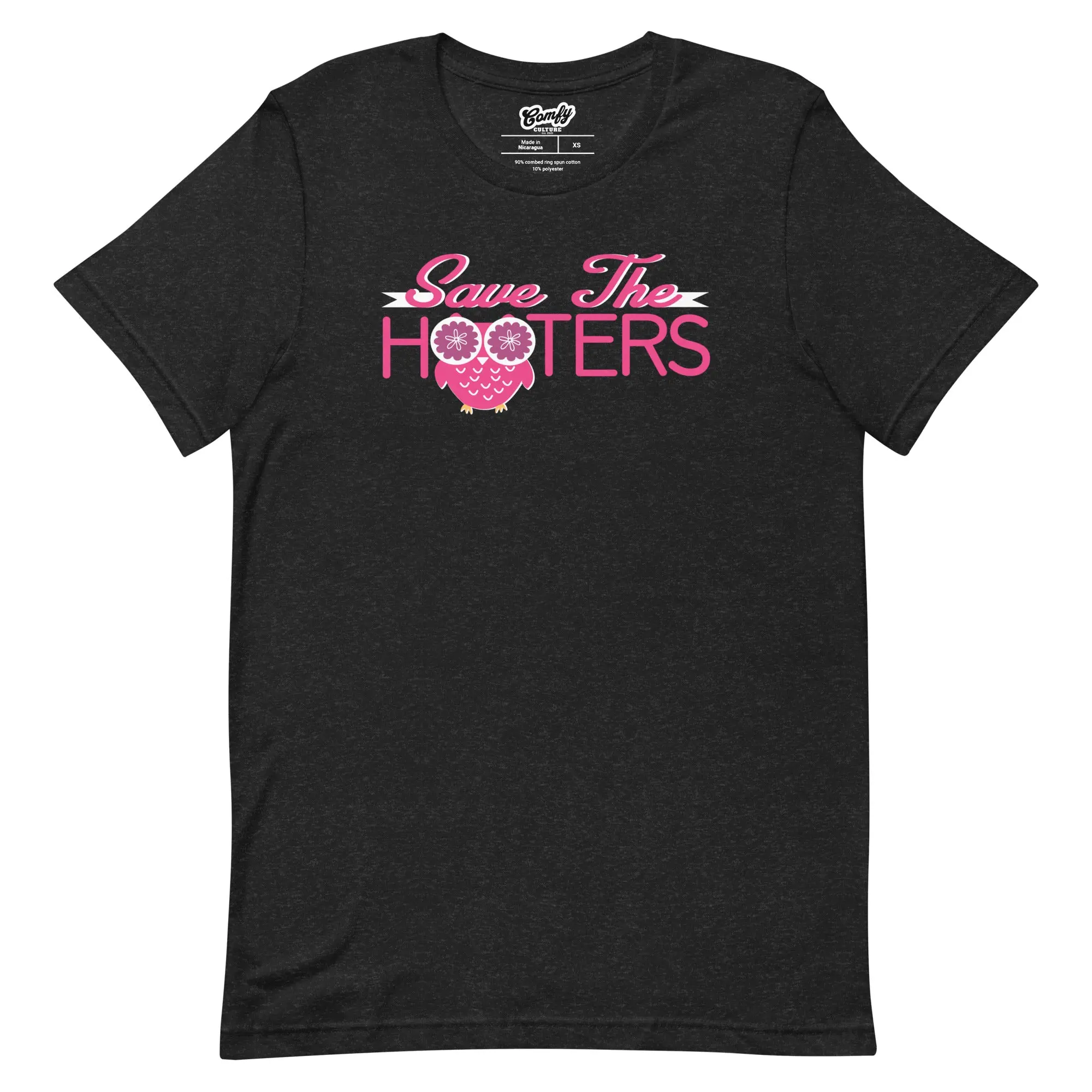 Hooters Save the Hooters Adult Unisex T-Shirt - Unisex Fit with Short Sleeves and Classic Design