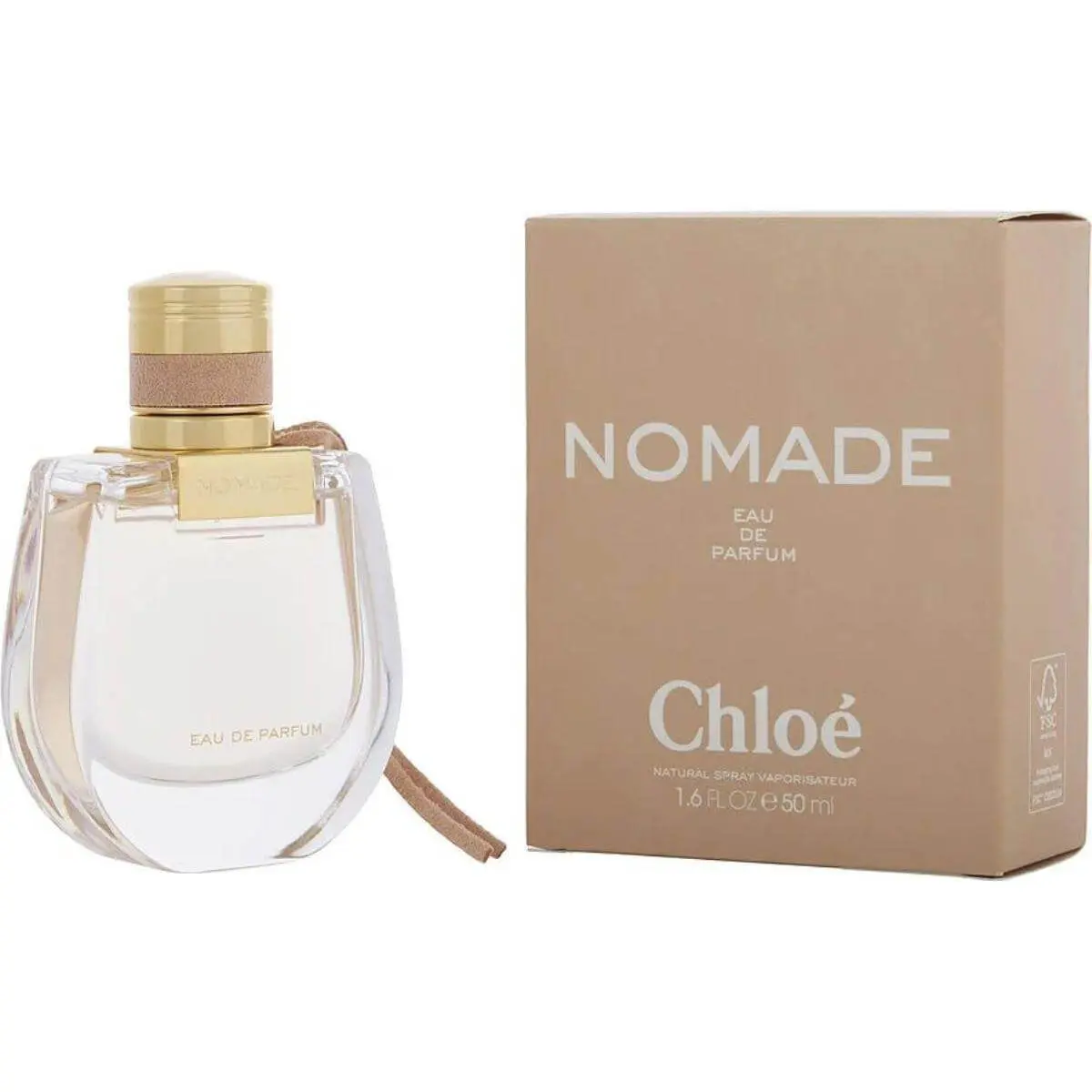Chloé Nomade Women's EDP Spray - Aromatic Citrusy Scent with Citrus Blend, Floral Jasmine & Rose, Orange-Flavored, Fragranced Amber, 1.6 oz New Box Pack, Aromatic Citrusy Fragrance, Floral Rose Fragrance