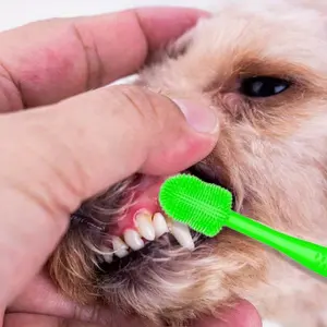 1pc Soft Pet Dog Toothbrush for Effective Oral Cleaning and Fresh Breath