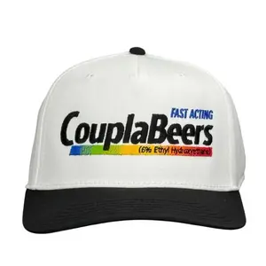 Couplabeers Funny Drinking Embroidered Hat