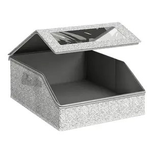 Large Stackable Hat Storage Boxes for Baseball Caps, Classic Style, Multilayer Storage, Foldable Stackable Organizer, Hat OrganizerRack, Wardrobe Organizer, mens gifts, hats Rolling Under Bed