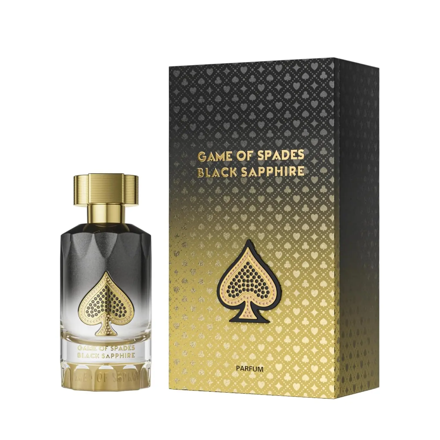 Jo Milano Game of Spades BLACK SAPPHIRE | 2026 NEW RELEASE | 3.0oz Long Lasting Parfum | Deep Dark Vanilla & Amber Unisex Scent | Premium Signature Fragrance