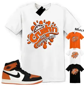 Orange Shirt to Match Jordan 1 High OG Shattered Backboard, Jordan 1 Shattered Backboard Shirt, Shattered Backboard 1s Outfit, 100% Cottont, All Seasons