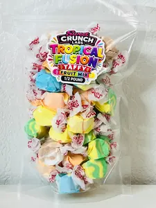 Tropical Fusion Salt Water Taffy – 1/2 lb Gourmet Candy | Sweet Crunch Labs