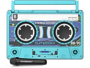 Bumpboxx portable Remix Bluetooth Speaker - Neon Blue