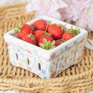 Sweet as Can Be Ceramic Berry Basket