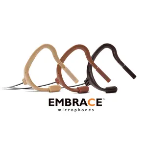 EMBRACE OMNIDIRECTIONAL On-Ear Lavalier Microphone for 2.4 GHz Wireless - Practically Invisible, Professional Sound Quality, Plug-and-Play Design