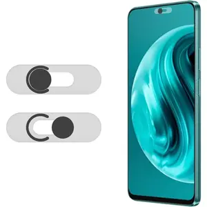 Front Camera Cover Compatible for Android Phones/Pixel/Galaxy/iPad - Webcam Blocker for Single Front Camera,  Slider Protects Your Phone -Black