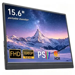 15.6 inch Portable monitors For Laptops FHD IPS 1080P External Screen Extender for MAC Windows Phone Games Extended