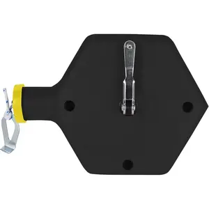 00805 ABS Tuff Line ™   Contractor Chalk Reel, Durable and Reliable Chalk Line for Precision Marking, Ideal for Construction & Carpentry Projects (0.06 in. x 100 ft, Black)