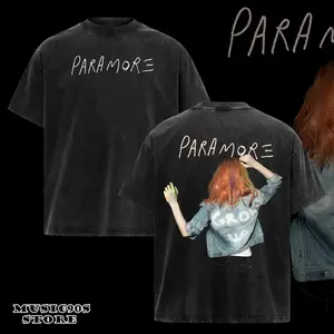 Retro Paramore Shirt Pop Punk Band Shirt , Hayley Williams Shirt , Music Graphic Tee, Rock Band Shirt, Retro Music Tee, Rock Music Lover Shirt, Vintage Band Shirts Casual Comfort Cotton Fabric Fit Top, Top Men's and Women's Clothing