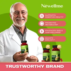 Newellme-Apple Cider Vinegar Gummies Recipe Supports Normal Energy Levels and Gut Health Edible Dietary Vitamin Supplement