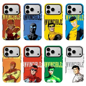 Viltrumite Conquest Insignia Phone Case — Featuring Omni-Man & Invincible Logos — Compatible with iPhone 11–17 Pro Max/Plus Series and Samsung Galaxy S23– Series