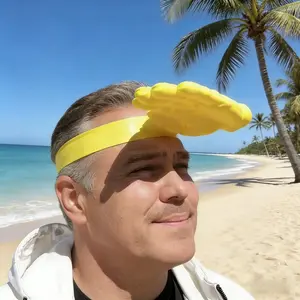 Unisex Adjustable Size Hand-Shaped Palm Shield Sun Visor, EVA Polymer Eye Protection Headband, Creative Sunshade for Beach, Outdoor Photography, Summer Sports & Outdoor Essential