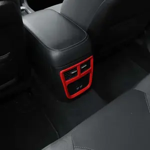 Interior Rear Air Outlet Vent Trim Cover Frame, Car Interior Accessory for Dodge Charger/Chrysler 300C 2011+ Vehicles