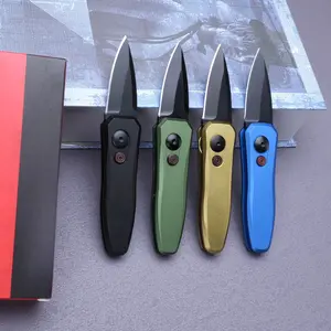 Small outdoor folding knife, aluminum alloy handle, 154 high hardness steel, outdoor camping, driving, fishing EDC tool, best gift