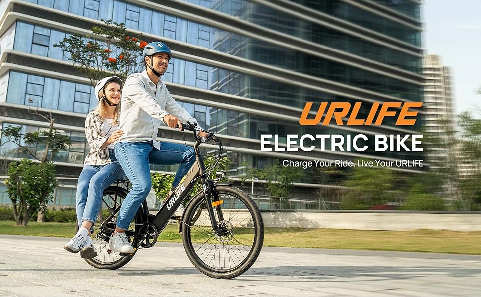750W Peak Motor Ebike, 26" Electric Bike for Adults, 48V 10.4Ah, 60-Mile Max Range & Commuter E-Bike, Front Suspension & 7-Speed Ebikes