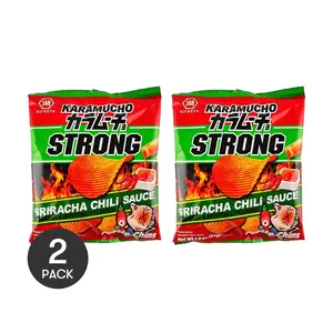 KOIKEYA Japanese Wave Potato Chips - Sriracha Flavor (2 Pack) - 54g Each