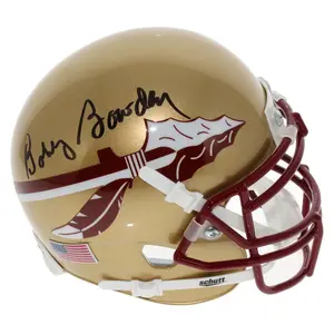 Bobby Bowden Autographed FSU Schutt Mini Helmet - Certified