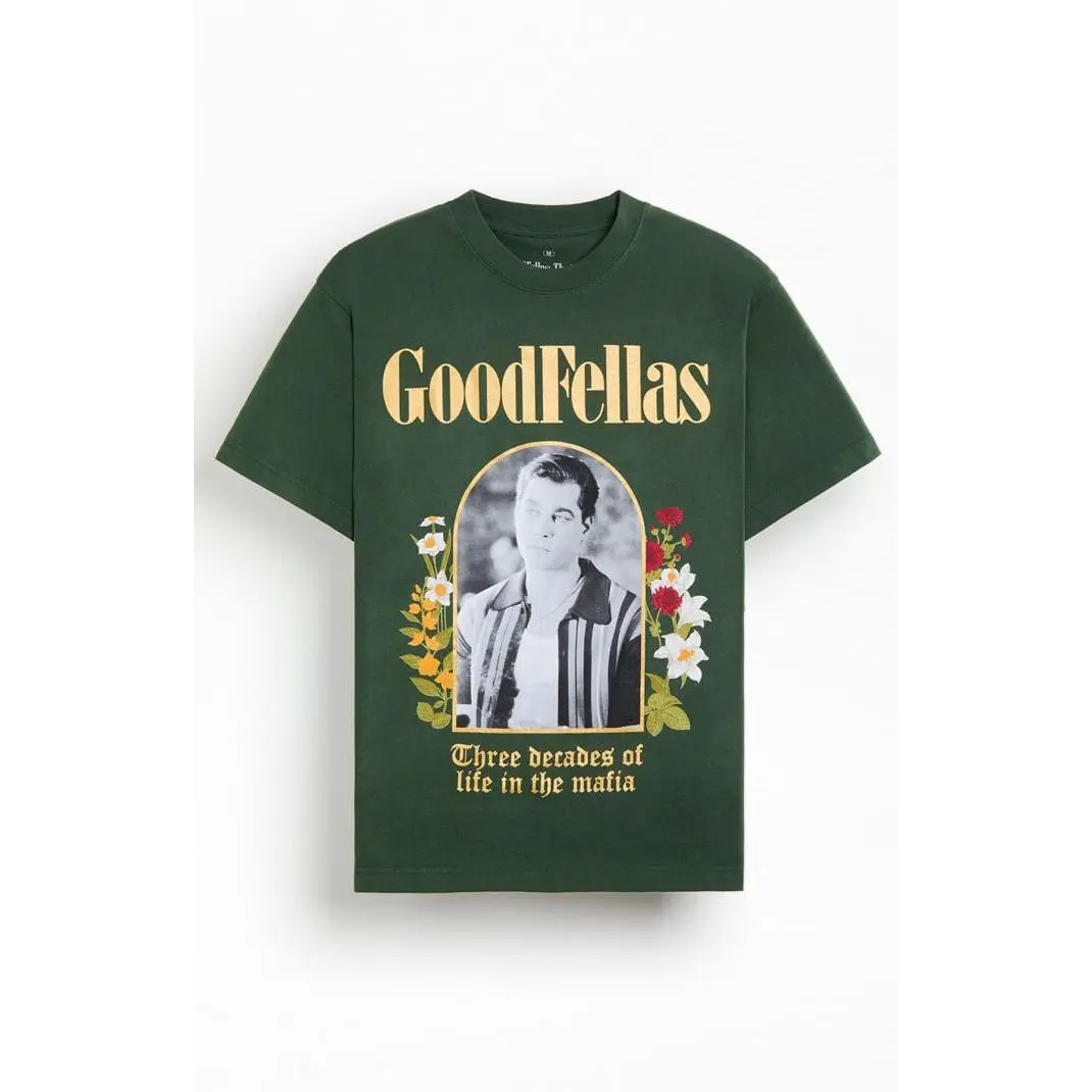 PacSun Men's Goodfellas Floral T-Shirt - Multicolor