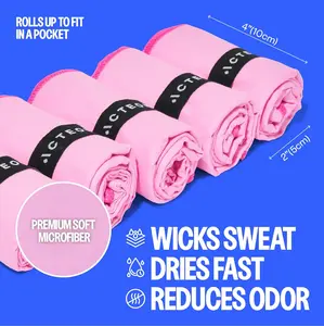 Acteon Microfiber Quick Dry Gym Towel | Fast Drying Microfiber Sport Gym Towel Ultralight Small Travel Sports Towel Quick-Drying Odor-Free Quick-Dry