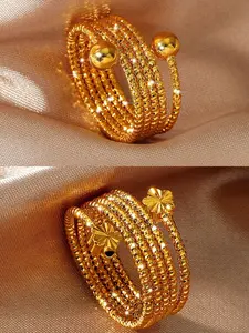 Women's Fashion Rings Set, Personalized Ring, Adjustable Statement Multi Ring, Stacking Rings, Luxury Gift for Women & Friends, Jewelry Gifts