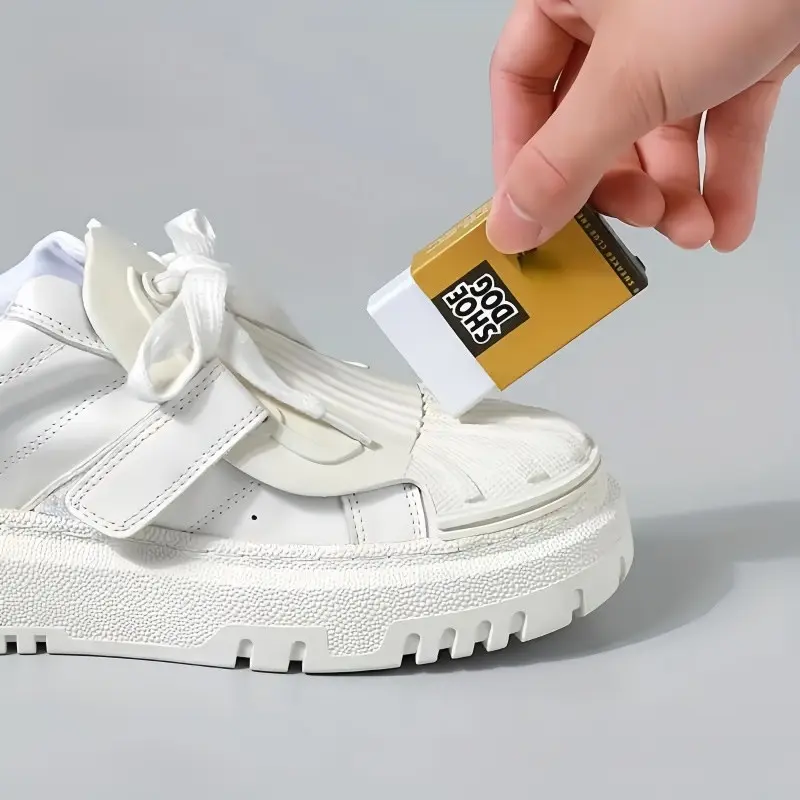 Velvet Shoe Cleaner Rubber Eraser, Non-Electric Stain Remover for Sports Shoes, Sneaker Cleaner, Clothes, Glass, Walls, Floors, Furniture, Multi-Use Dry Cleaning Tool