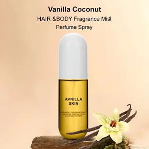 Vanilla Coconut Fragrance Spray 90ml Large Capacity- Fresh & Light Scent, Long-Lasting Fragrance, Suitable for Daily Commute / Dates For Hair & Body Body Hair Perfume
