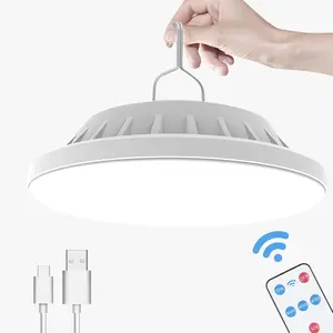 Solar Camping Lanterns Remote Tent Light - 4000LM Portable LED Camping Light Hanging IPX4  USB Rechargeable Lantern for Camping, Hiking, Power Failure, Hurricane (120 LEDs)