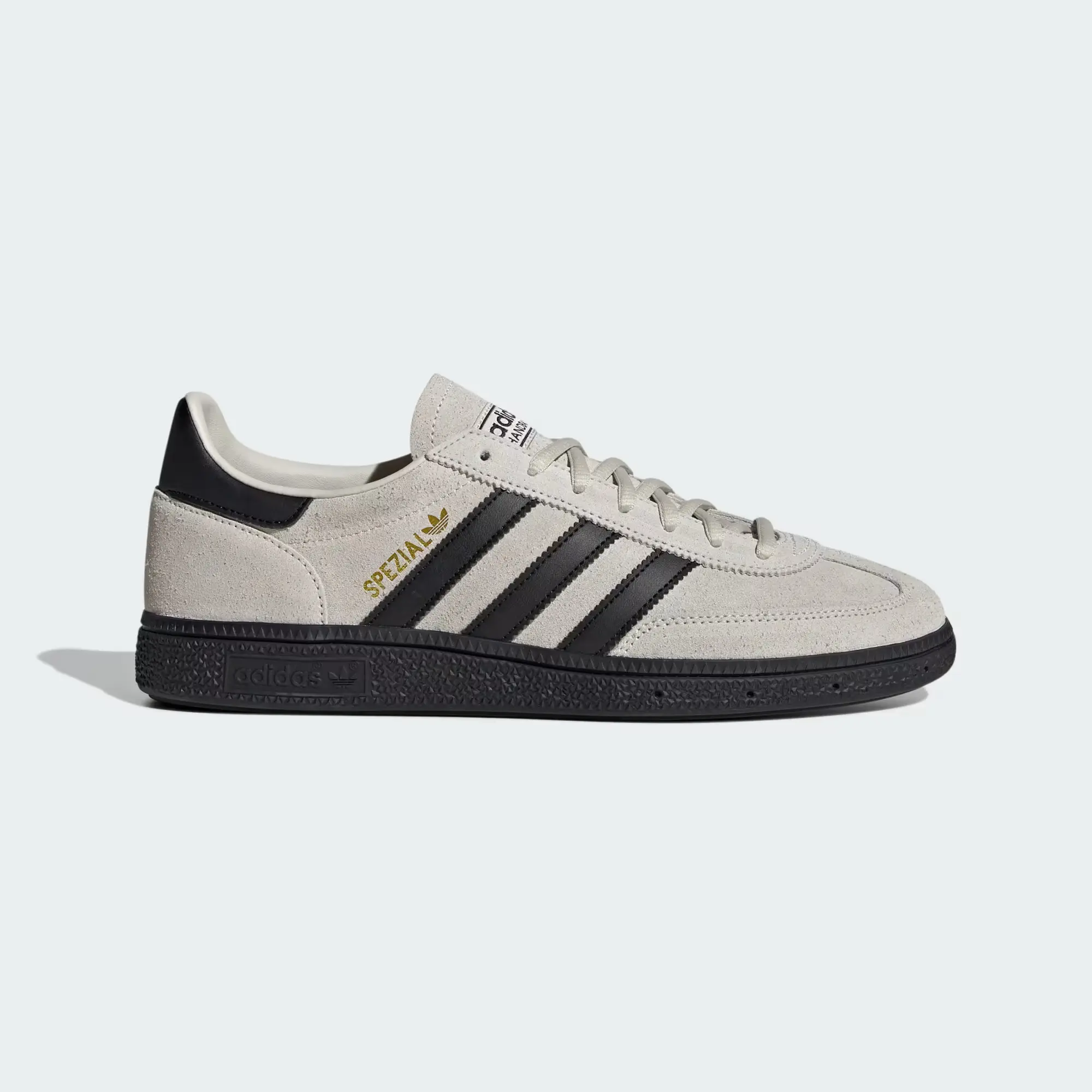 Adidas Handball Spezial Black Aluminum Core Sneakers Men's Retro Casual Lifestyle Shoes