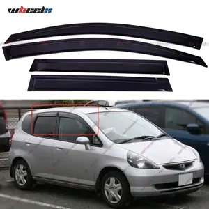 2006-2008 Honda Fit Hatchback - Window Visors Rain Guards Sun Shields Vent Deflectors | Tape-On Style, 4PCS