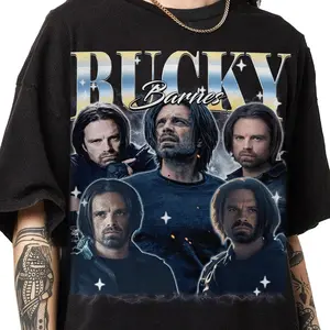 Bucky Barnes Thunderbolts Homage Shirt, Vintage Yelena Belova Bootleg Rap Tee, #Thunderboltss Movie 2025, Winter Soldier Aveng Shirt