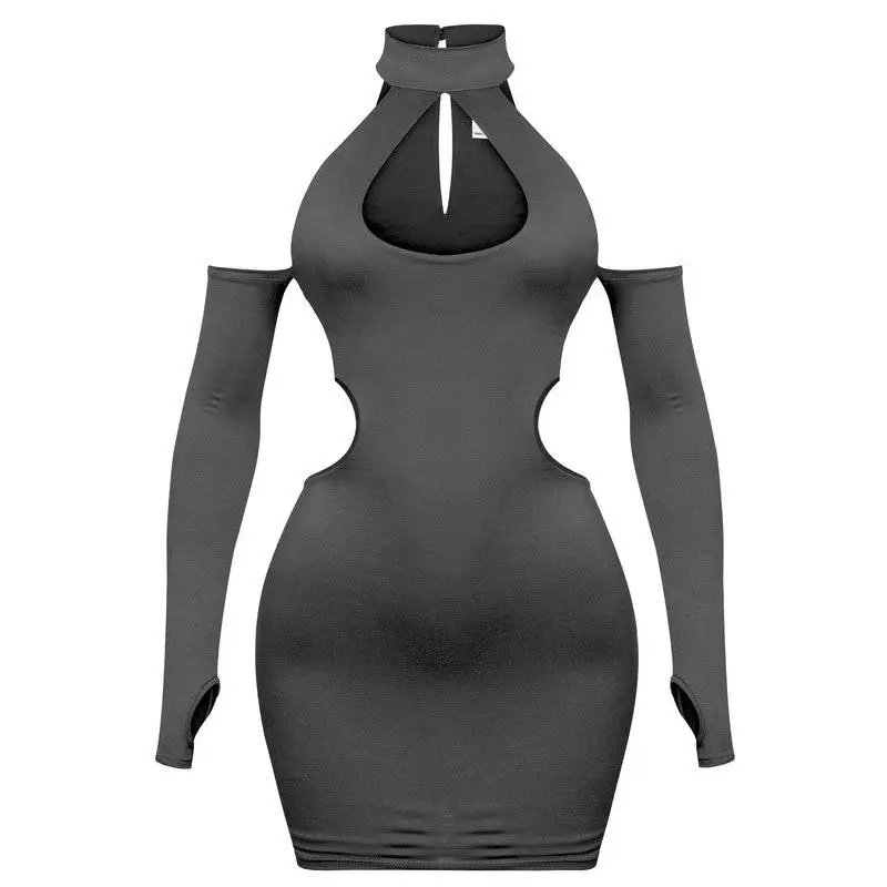 white christmas dresses Maddie Plunging Puff Sleeve Mini Dress - White main image 0