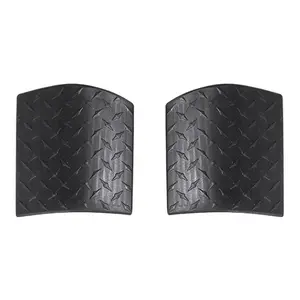 For 2007-2017 Jeep Wrangler JK JKU Cowl Armor Cover Body Corner Guards Car Exterior Accessories, ABS Black carbon fiber