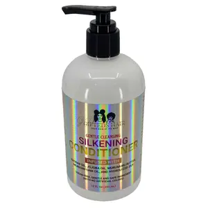Gifted Hair Gentle Cleansing Silkening Conditioner with Jojoba Oil, Baobab Oil, and Hydrolyzed Silk - Moisturizing and Safe for All Hair Types. Silky