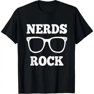 Nerds Rock T Shirt Gamer Geek Fun Cute Nerd Shirt Boy Girl T-Shirt
