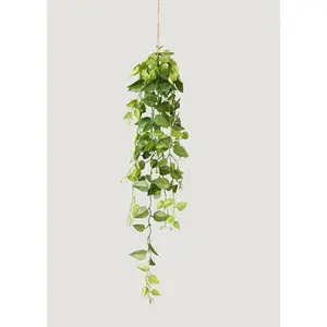Artificial Plants Hanging Philodendron Bush - 32"