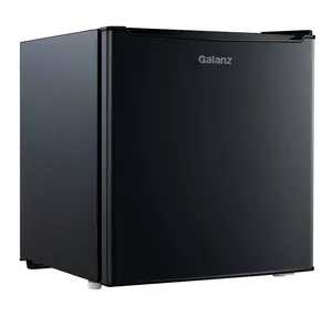 Galanz 1.7 Cu ft One-Door Mini Refrigerator, Black, New