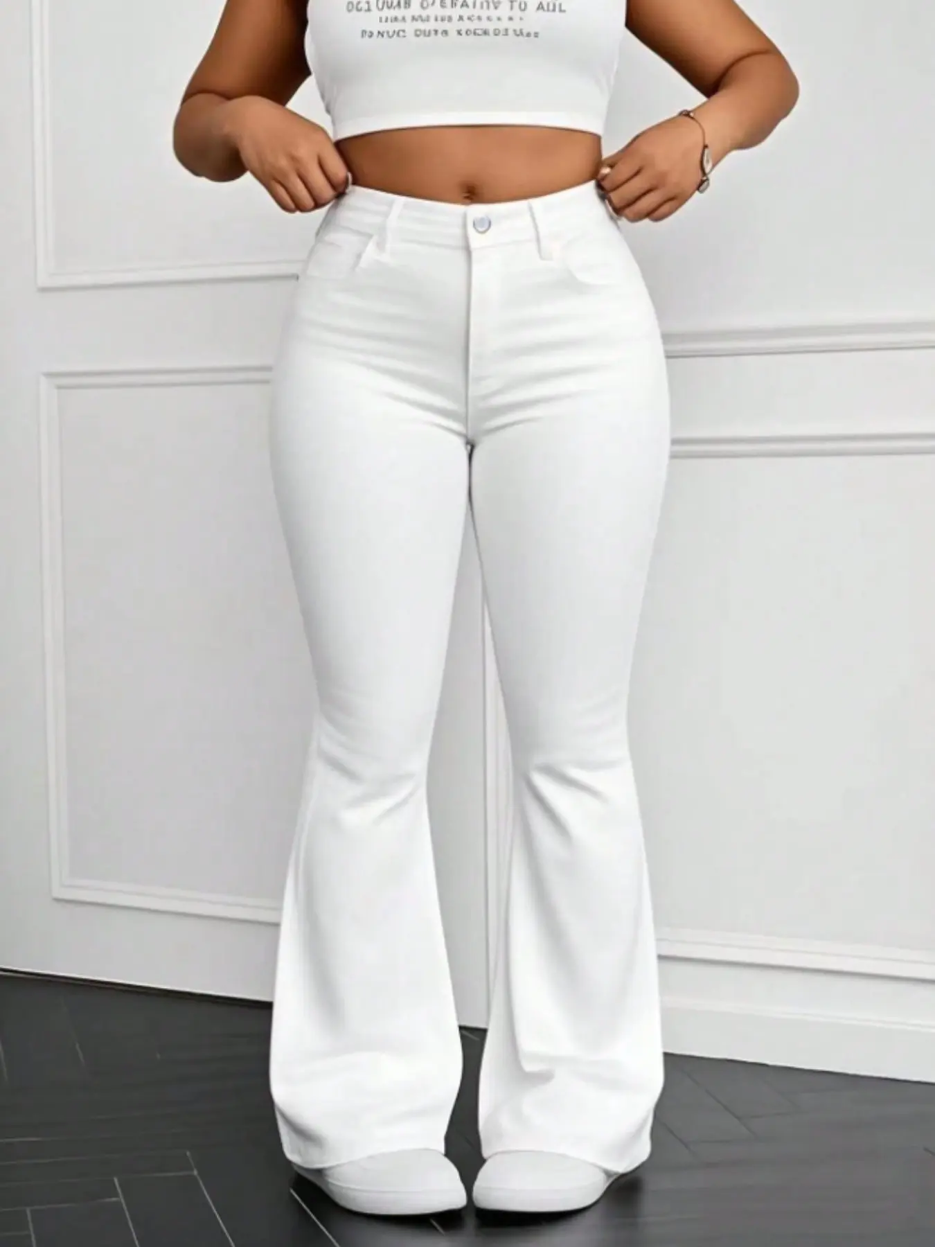High Waist High Stretch Flare Jeans, Luxury Denim Jeans, Comfortable and Stylish, Perfect for Casual Wear, Women's Fashion, Flared, Everyday Pants