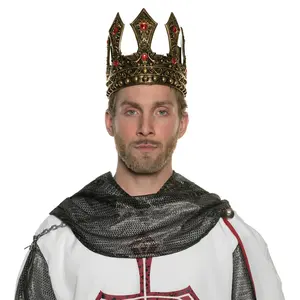 King's Bronze Adjustable Foam Crown Adult Costume Accessory