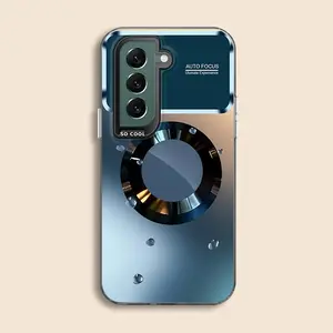 Suitable for [Galaxy S21+ 5g] New high-end water drop magnetic IMD mobile phone case New business simple soft silicone mobile phone case with magnetic function Affordable price Anti-drop and anti-fingerprint 995