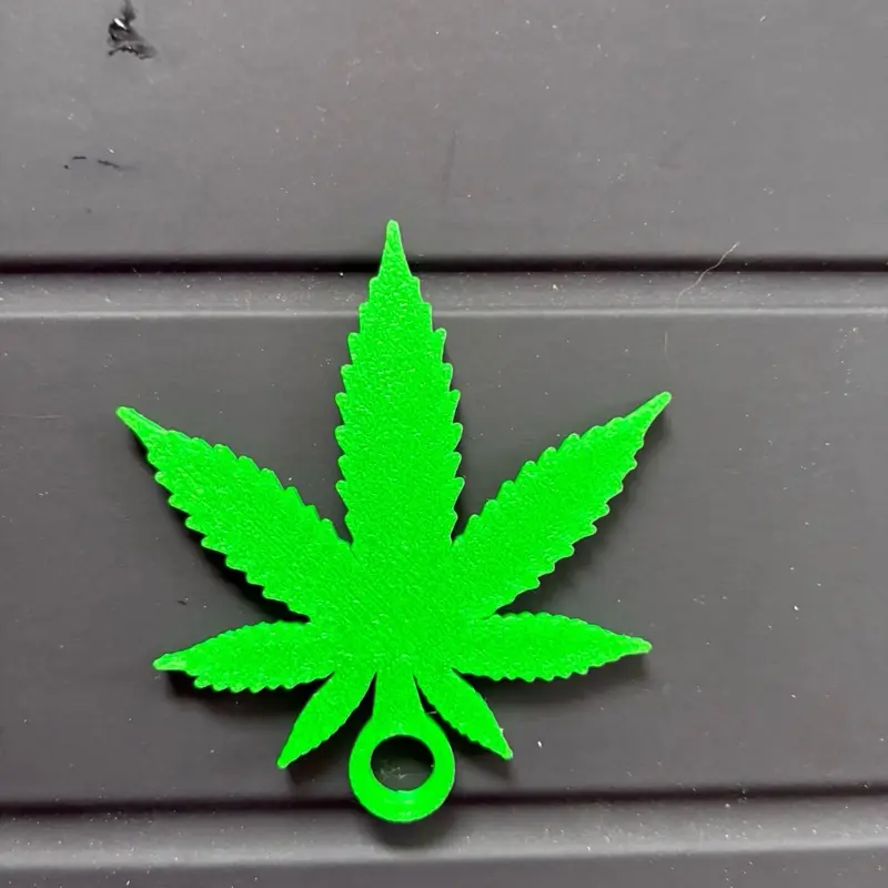 Weed Leaf Keychain