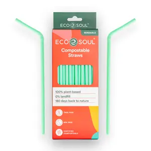 Compostable Bendable Straws