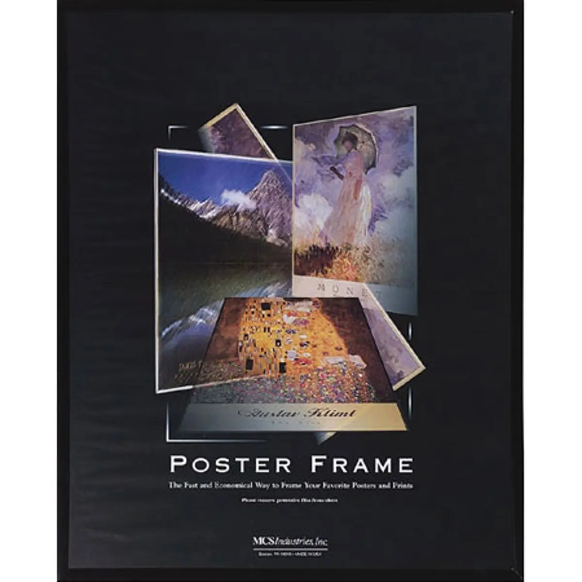 MCS Acrylic & Corrugated Back Poster Frame for a 24x30" Photograph, Black #23440