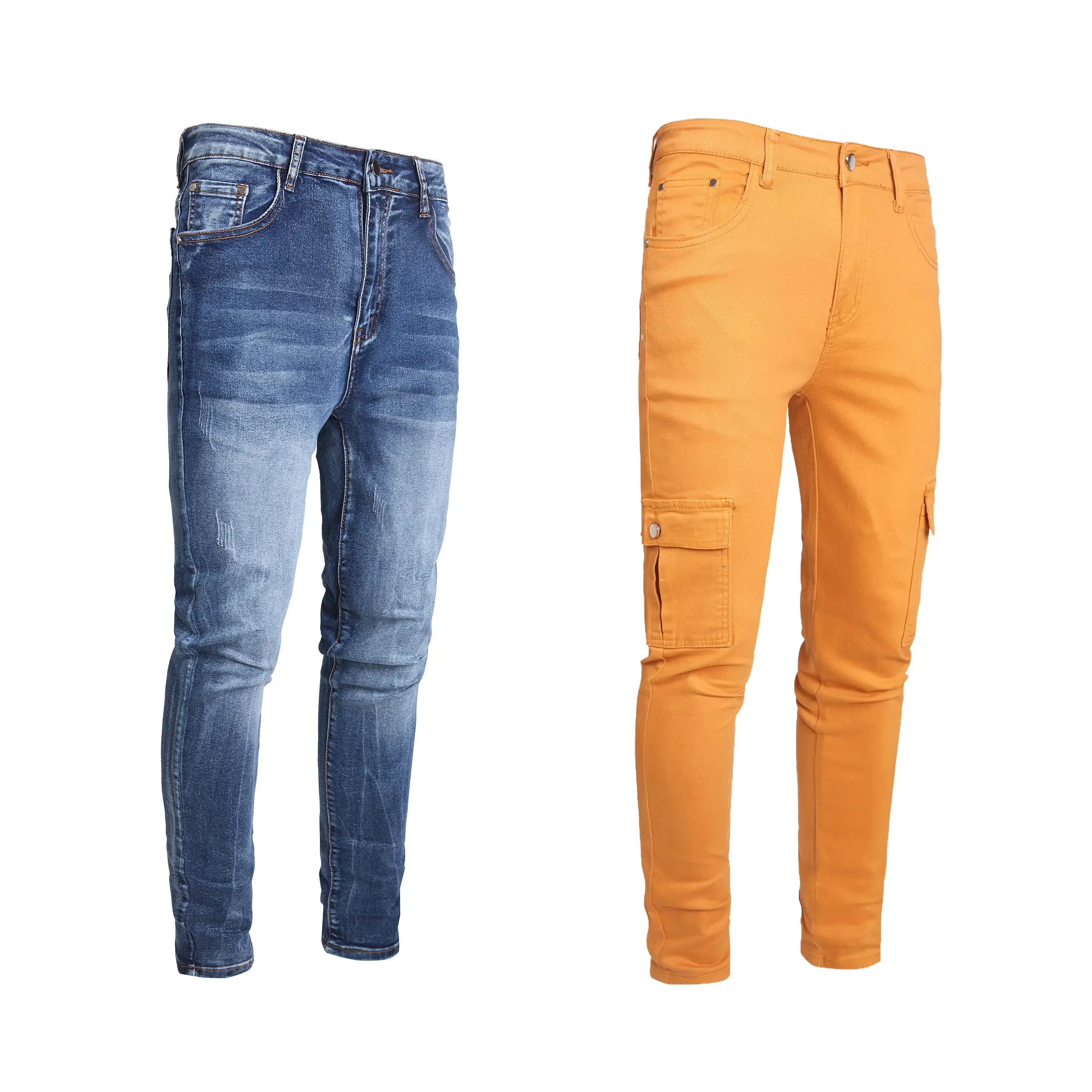 (2 Pack)Dark Khaki-Blue