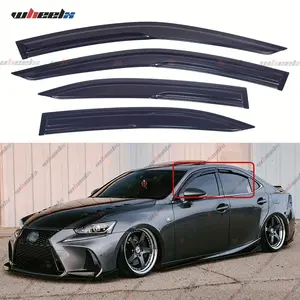 2014-2020 Lexus IS 4-Door Sedan All Models - Car Side Window Deflectors, 4-Piece Acrylic UV Rays Visor , Auto Accessories with 3M Adhesive, Weatherproof, Scratch-Resistant Wind Deflector fathersdaygift fathersdaygift