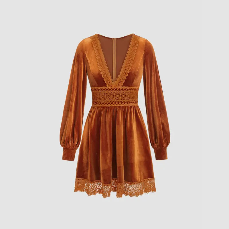 cider red velvet dress - TikTok Shop