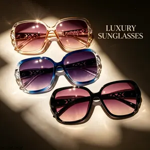 3-Pack Unisex Retro Oval Sunglasses, Lightweight Adjustable Vintage Tortoiseshell Frame With Polarized Tinted UV400 Lenses, Trendy Casual Blinged Eyewear Perfect For Daily Outdoor Activities And Seasonal Styling